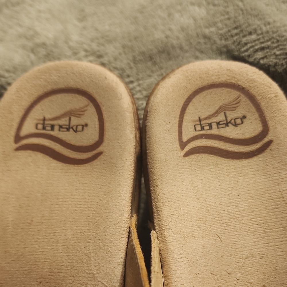 Dansko Leopard Print Sandals with Buckle - Picture 2 of 5